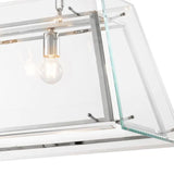 Chandelier Azure L
Nickel finish | bevelled clear glass