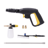 Waterdrop Spotless Car Wash System Accessories with spray guns, nozzles, extension bars, gun stem, Foam cannons, Car wash brush and matching removable handle