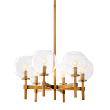 Chandelier Jade S
Antique brass finish | clear glass