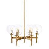 Chandelier Jade S
Antique brass finish | clear glass
