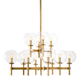 Chandelier Jade L
Antique brass finish | clear glass
