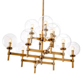 Chandelier Jade L
Antique brass finish | clear glass