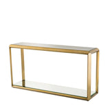 Console Table Callum
Brushed brass finish | smoke glass | mirror glass