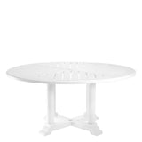 Outdoor Dining Table Bell Rive L
White finish