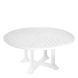 Outdoor Dining Table Bell Rive L
White finish