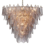 Chandelier Verbier L
Light brushed brass finish | smoke glass