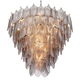 Chandelier Verbier L
Light brushed brass finish | smoke glass