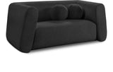 Abbington Chic Boucle Fabric Loveseat - Contemporary Style with Comfort and Elegance for Your Home