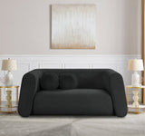 Abbington Chic Boucle Fabric Loveseat - Contemporary Style with Comfort and Elegance for Your Home