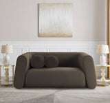 Abbington Chic Boucle Fabric Loveseat - Contemporary Style with Comfort and Elegance for Your Home