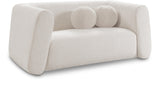 Abbington Chic Boucle Fabric Loveseat - Contemporary Style with Comfort and Elegance for Your Home