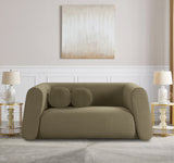 Abbington Chic Boucle Fabric Loveseat - Contemporary Style with Comfort and Elegance for Your Home