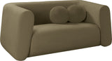 Abbington Chic Boucle Fabric Loveseat - Contemporary Style with Comfort and Elegance for Your Home