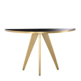 Console Table Aston
Brushed brass finish | black glass
