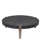 Coffee Table Oxnard Charcoal grey oak veneer | medium bronze finish