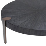 Coffee Table Oxnard Charcoal grey oak veneer | medium bronze finish