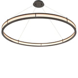 Chandelier Damien XL
Bronze highlight finish | frosted glass