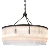 Chandelier Hector L
Bronze highlight finish | clear glass