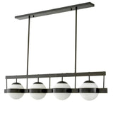 Chandelier Biba
Bronze highlight finish | white glass
