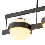 Chandelier Biba
Bronze highlight finish | white glass