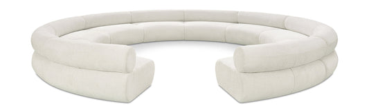 Bale Modular Sofa - Luxurious Cream Chenille Upholstery with Contemporary Design for Any Space