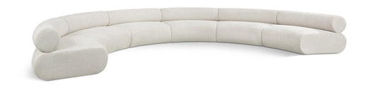 Bale Modular Sofa - Luxurious Cream Chenille Upholstered Design for Ultimate Comfort & Style