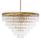 Chandelier East Single
Antique brass finish | clear glass