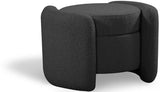 Horizon Boucle Fabric Upholstered Ottoman