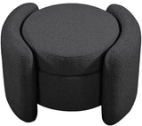 Horizon Boucle Fabric Upholstered Ottoman