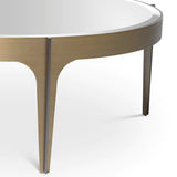 Coffee Table Artemisa S Brushed brass finish | bronze finish | beveled mirror glass