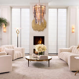 Coffee Table Artemisa L Brushed brass finish | bronze finish | beveled mirror glass