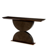 Console Table Spring
Mocha oak veneer | brushed brass finish