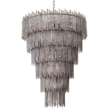 Chandelier Saint Roch XXL
Light brushed brass finish | smoke glass
