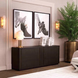 Drawer Dresser Modesto L
Mocha oak veneer | brushed brass finish