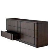 Drawer Dresser Modesto L
Mocha oak veneer | brushed brass finish