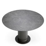 Dining Table Volterra Round
Bronze finish | ceramic marble look top