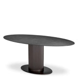 Dining Table Volterra Oval
Bronze finish | ceramic marble look top