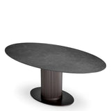 Dining Table Volterra Oval
Bronze finish | ceramic marble look top