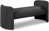 Peyton Contemporary Bench with Rounded Arms for Stylish Seating in Bedroom or Entryway Décor