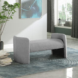 Peyton Contemporary Bench with Rounded Arms for Stylish Seating in Bedroom or Entryway Décor