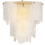 Chandelier Asinara S
Antique brass finish | textured glass