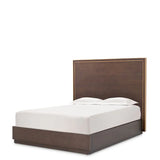 Bed Frame Camelot Queen size
Brown oak veneer | brushed brass finish