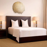 Bed Frame Camelot Queen size
Brown oak veneer | brushed brass finish