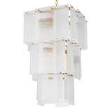 Chandelier Giardano
Clear glass | frosted glass | antique brass finish