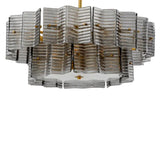 Chandelier Silvano
Smoke glass | frosted glass | antique brass finish