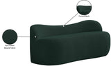 Flair Contemporary Bench with Curved Back - Elegant Seating Solution for Modern Home Decor