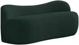 Flair Contemporary Bench with Curved Back - Elegant Seating Solution for Modern Home Decor