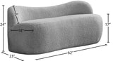 Flair Contemporary Bench with Curved Back - Elegant Seating Solution for Modern Home Decor