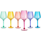 Floating Wine Glasses for Pool - Set of 2-18 OZ (Muted Blue)