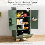 ROBUD Wooden Toy Refrigerator - Vintage Green